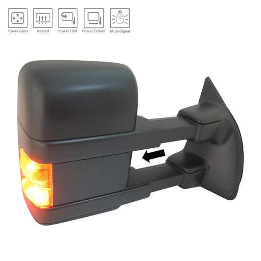 Factory Style Replacement Passenger Side Door Mirror for Ford F-250 Super Duty