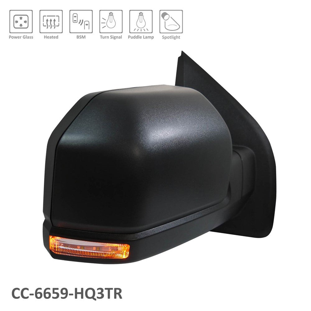 Right Passenger Side Power Door Mirror 2015-2018 Ford F-150