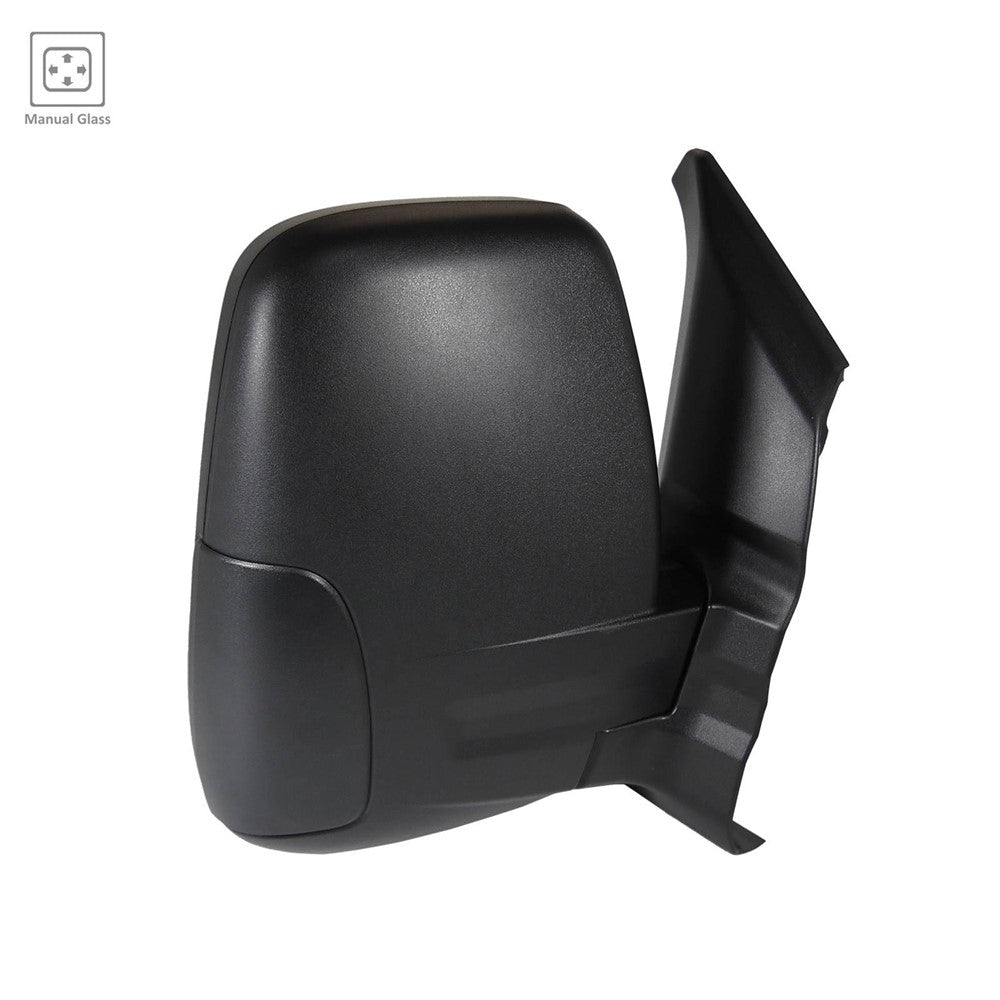 Right Passenger Side Manual Door Mirror 2015-2019 Ford Transit-150, Transit-250, Transit-350, Transit-350 Hd