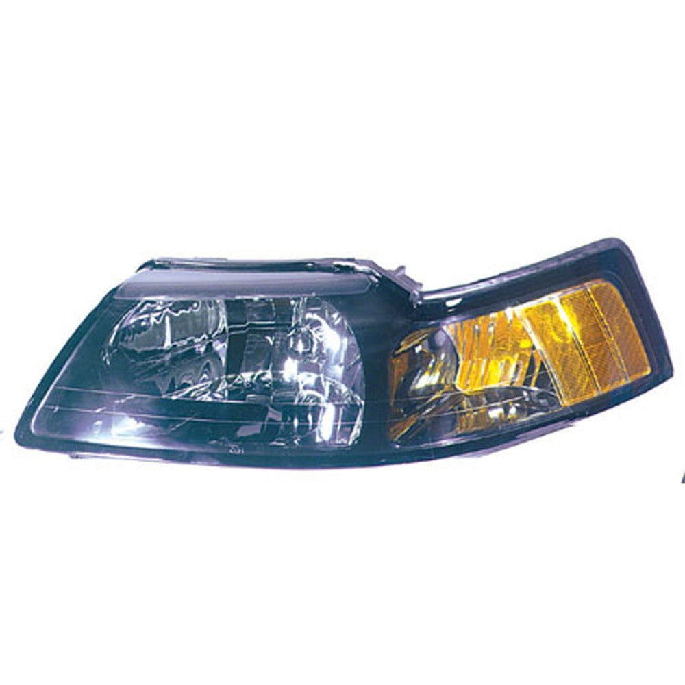 Front Left Driver Side Headlight Lens And Housing 2001-2004 Ford Mustang