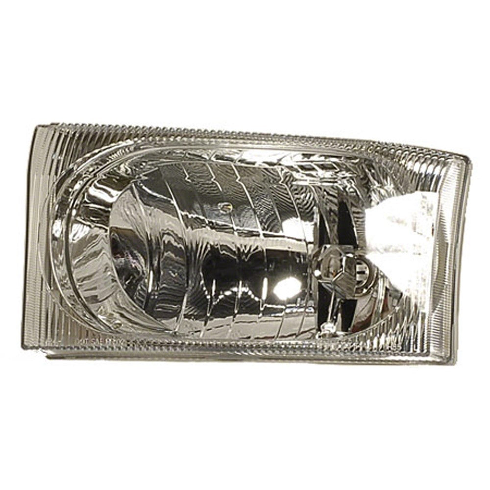 Front Left Driver Side Composite Headlight Assembly 2001-2004 Ford Excursion, F-250 Super Duty, F-350 Super Duty