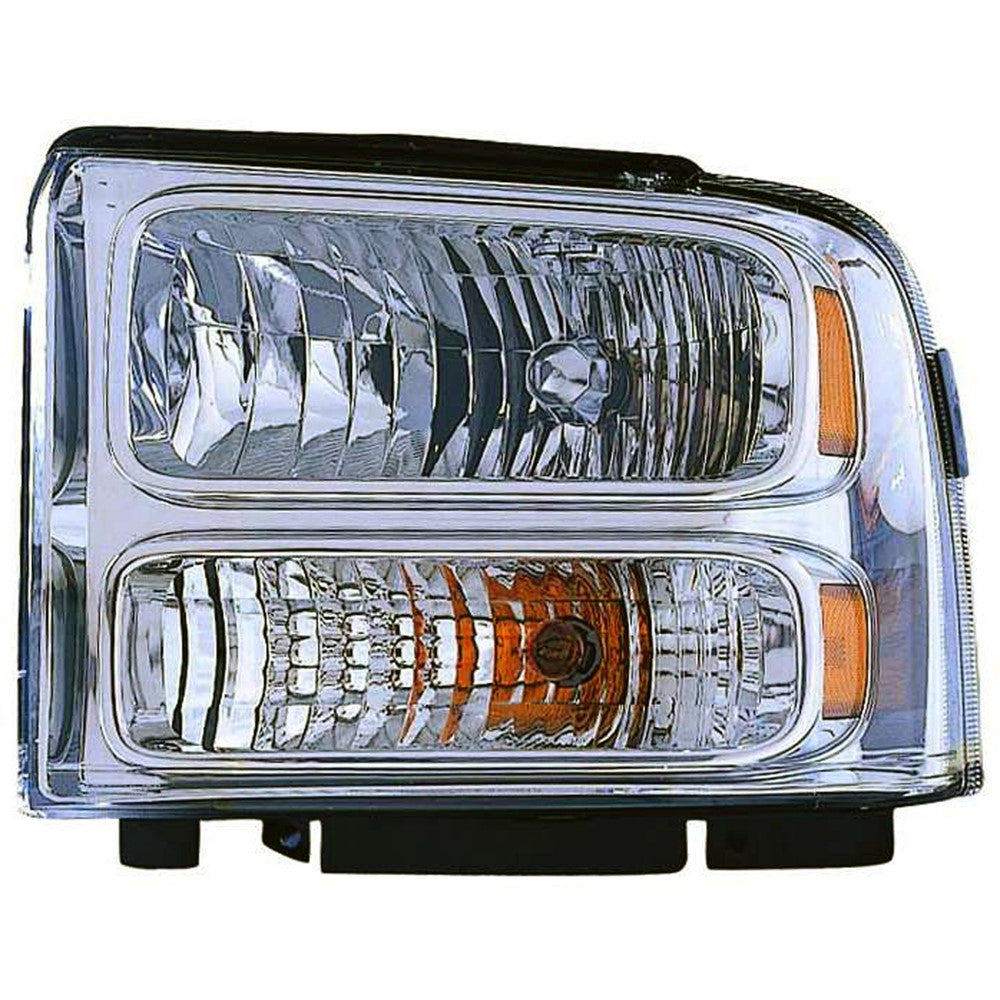 Front Left Driver Side Headlight Assembly 2004-2007 Ford F-250 Super Duty, F-350 Super Duty, F-450 Super Duty, Excursion