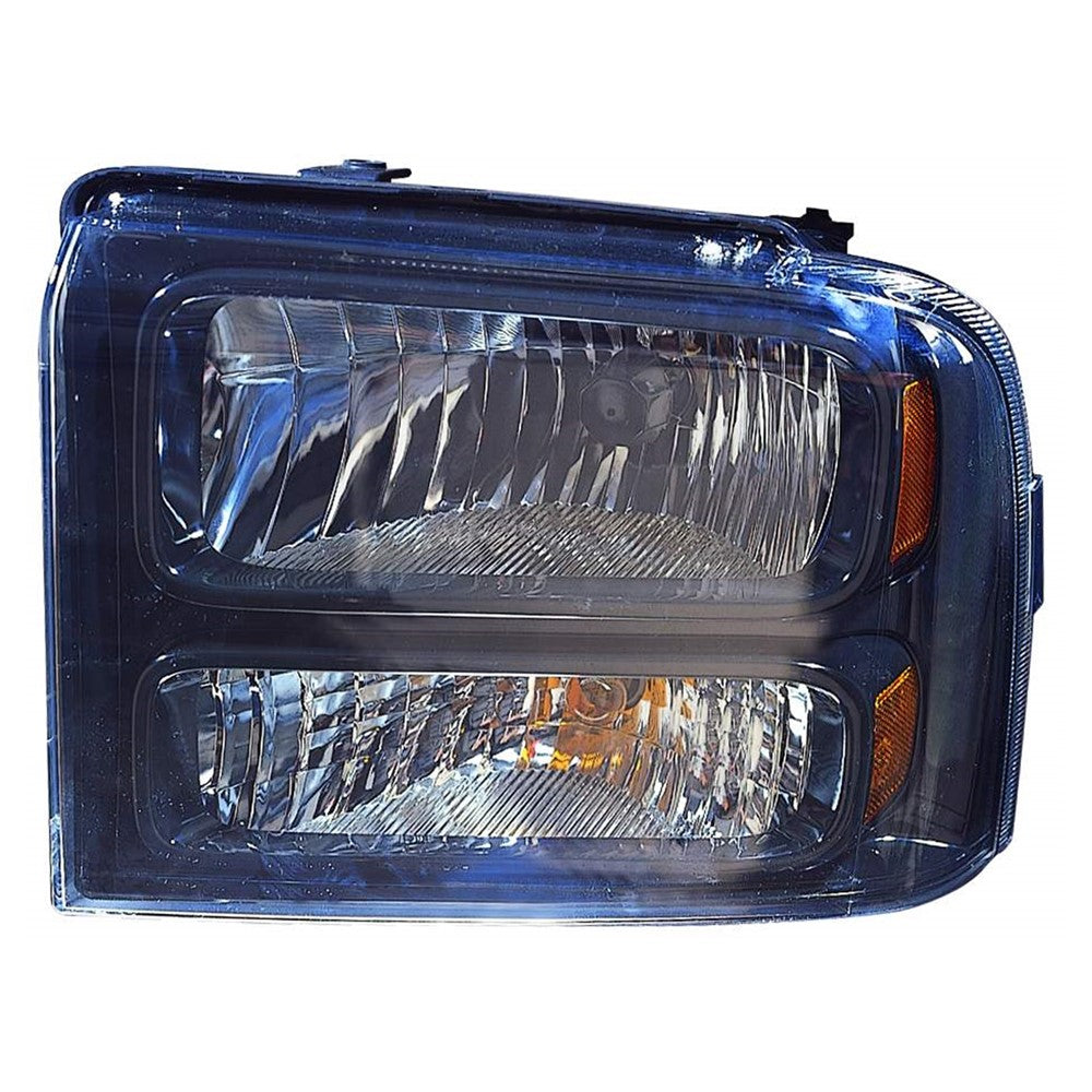 Front Left Driver Side Headlight Assembly 2005-2007 Ford F-250 Super Duty, F-350 Super Duty, F-450 Super Duty