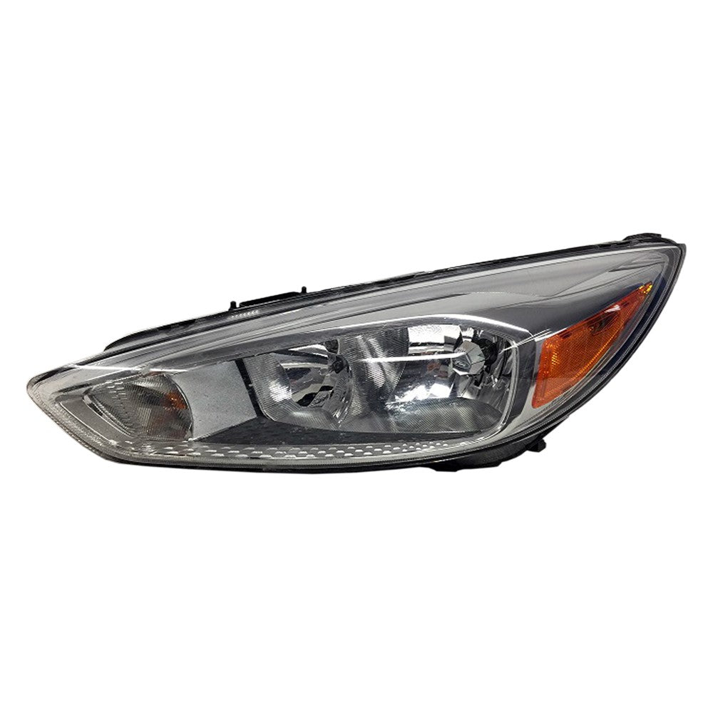Front Left Driver Side Halogen Headlight Assembly 2015-2018 Ford Focus