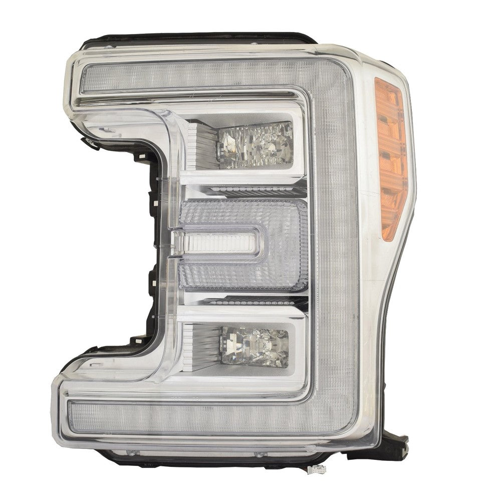Front Left Driver Side Led Headlight Lens And Housing 2017-2018 Ford F-250 Super Duty, F-350 Super Duty, F-450 Super Duty