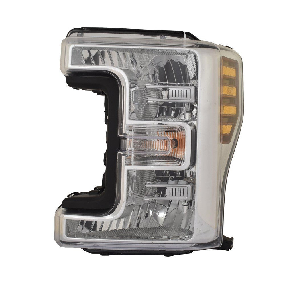 Front Left Driver Side Halogen Headlight Assembly 2018-2019 Ford F-250 Super Duty, F-350 Super Duty, F-450 Super Duty