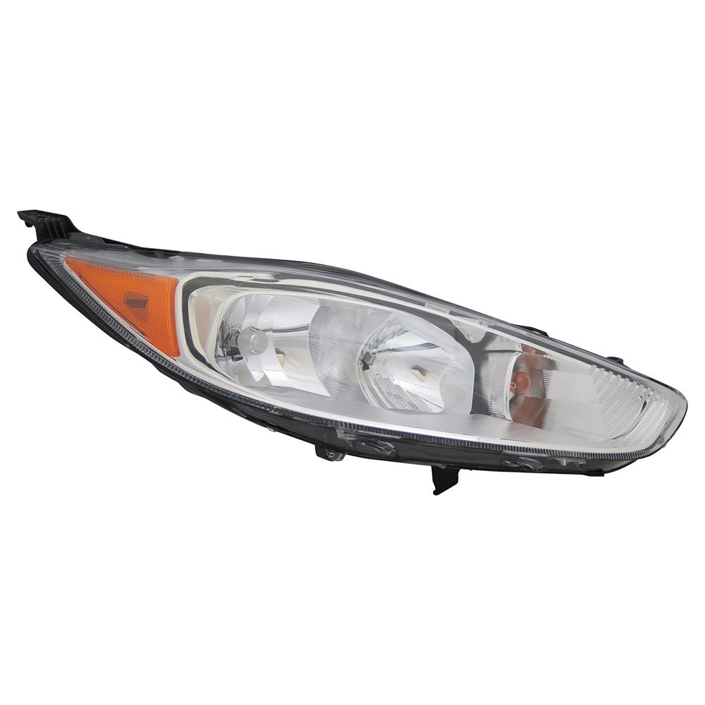 Front Right Passenger Side Halogen Headlight Assembly 2014-2017 Ford Fiesta