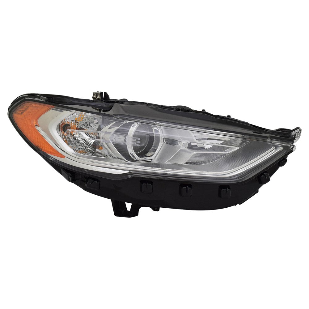 Front Right Passenger Side Halogen Headlight Assembly 2017-2020 Ford Fusion, Police Responder Hybrid, Ssv_plug-In_hybrid