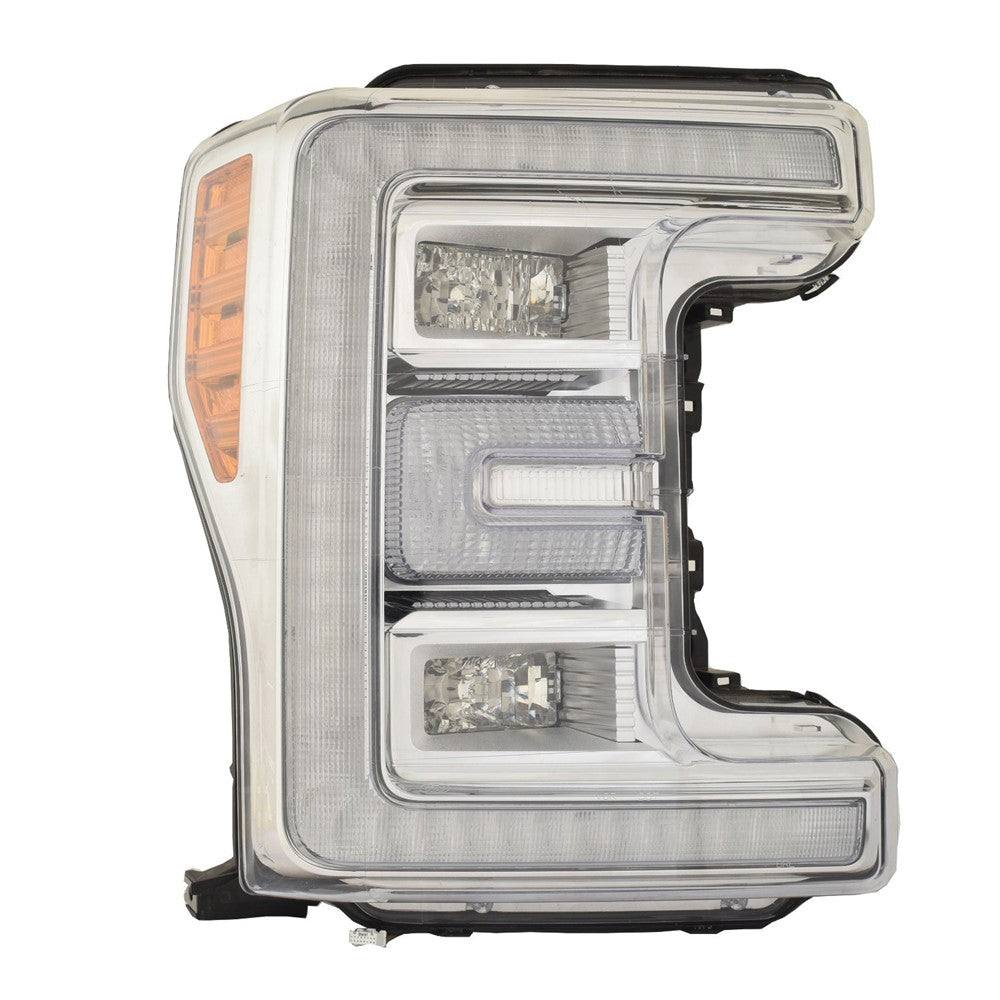 Front Right Passenger Side Led Headlight Lens And Housing 2017-2018 Ford F-250 Super Duty, F-350 Super Duty, F-450 Super Duty