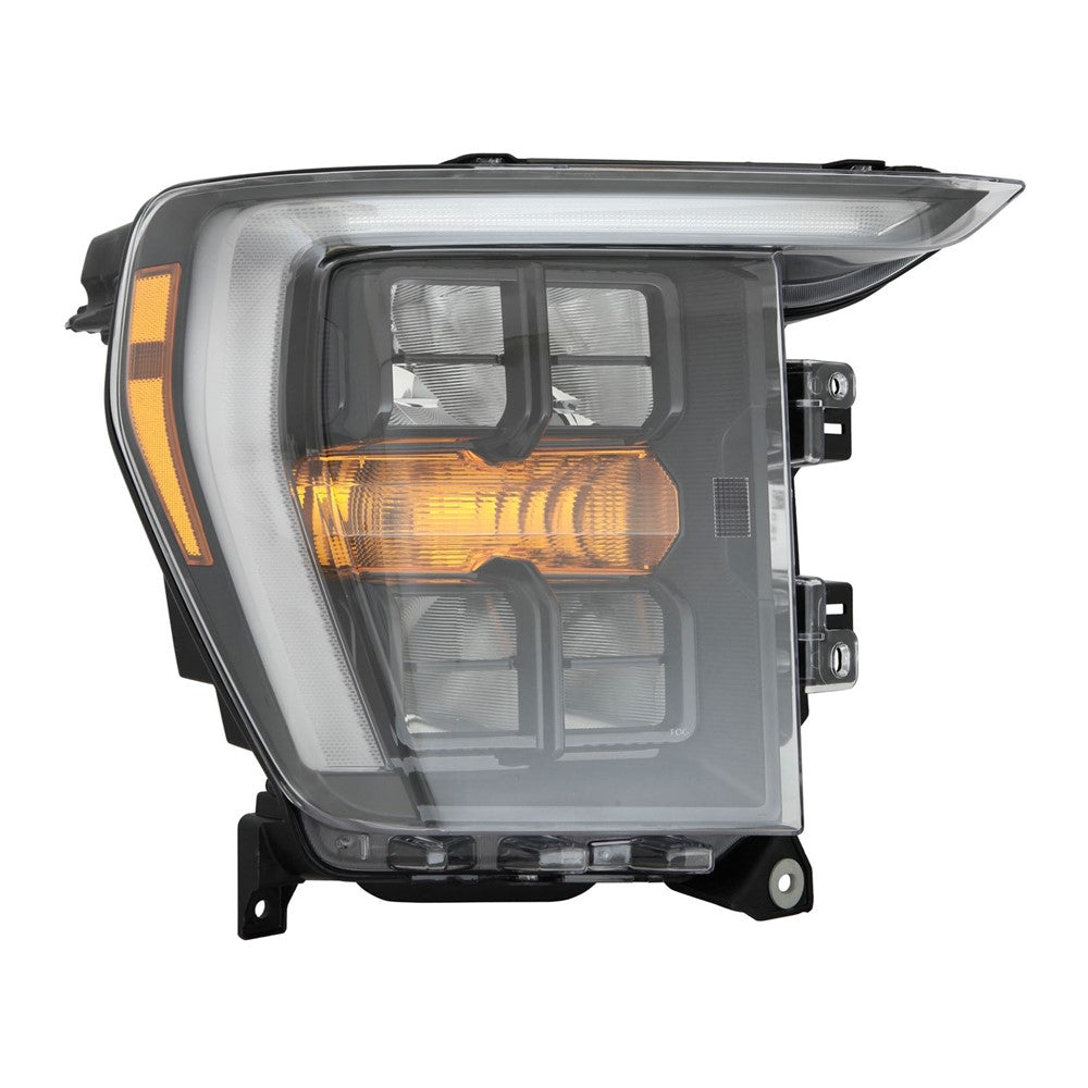 Front Right Passenger Side Led Headlight Lens And Housing 2021-2023 Ford F-150