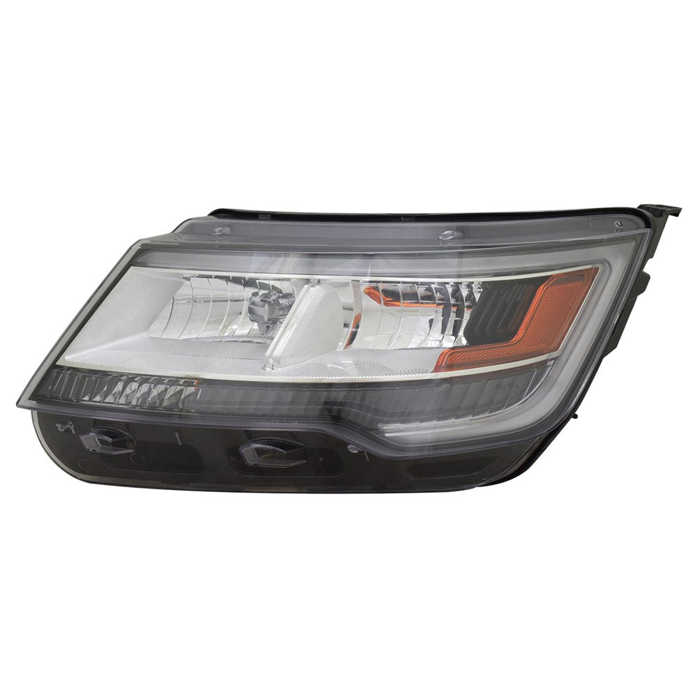 Front Left Driver Side Headlight Lens And Housing 2016-2018 Ford Explorer