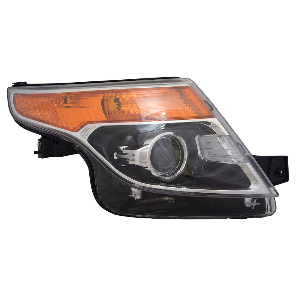 Front Right Passenger Side Hid Headlight Lens And Housing 2011-2015 Ford Explorer