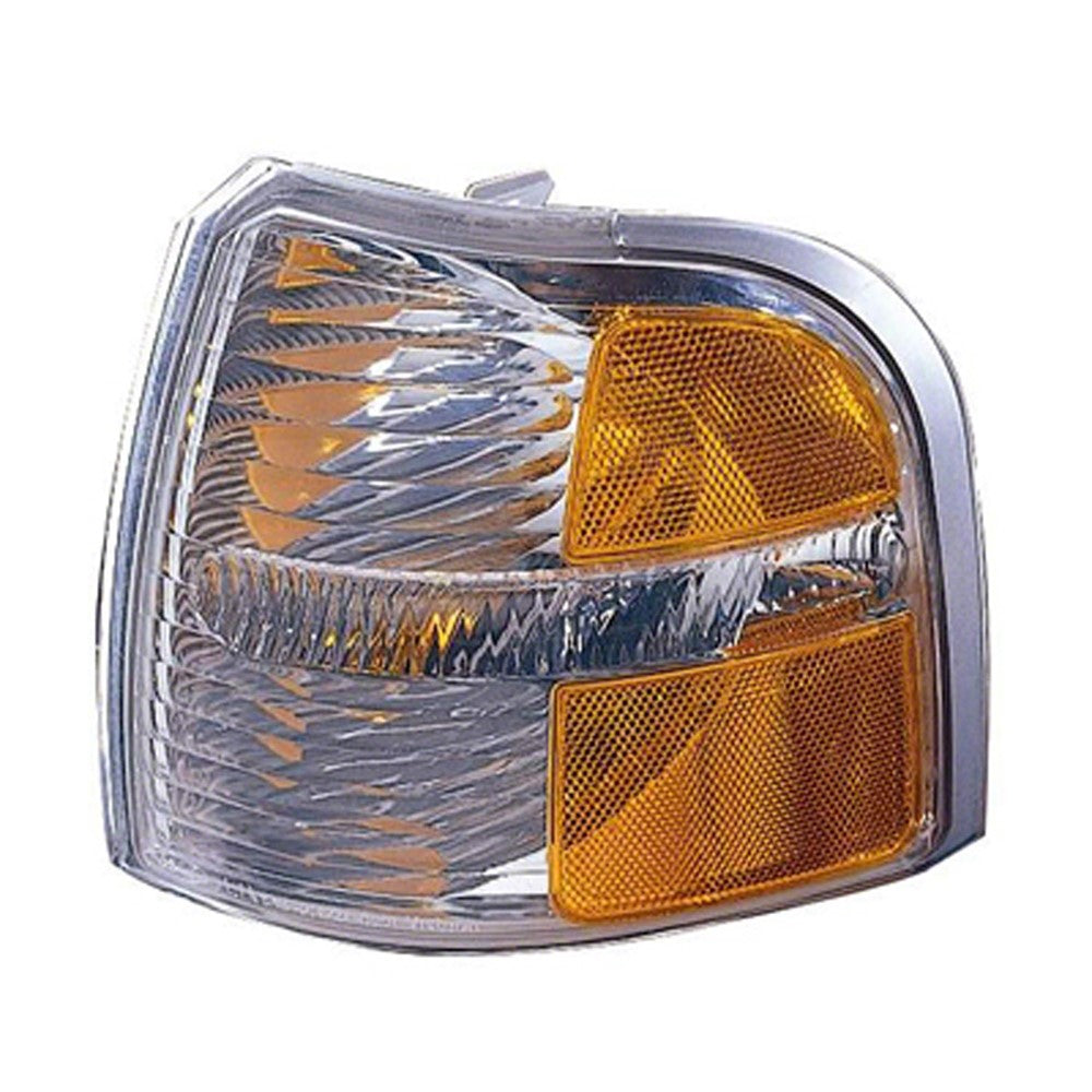 Front Left Driver Side Front Parking Turn Signal Light Lens And Housing 2002-2004 Ford Explorer