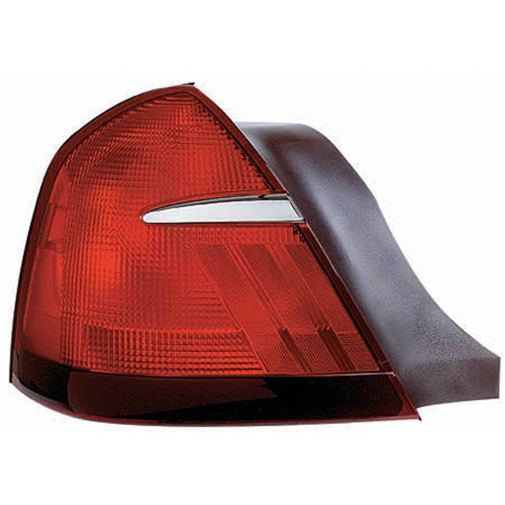 Rear Left Driver Side Tail Light Lens And Housing 1998-2002 Mercury Grand Marquis