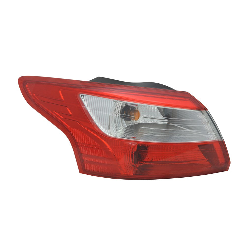 Rear Left Driver Side Outer Tail Light Assembly 2012-2014 Ford Focus