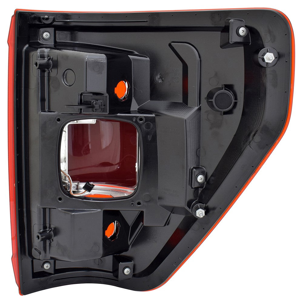 Rear Left Driver Side Halognen Tail Light Lens And Housing 2021-2023 Ford F-150