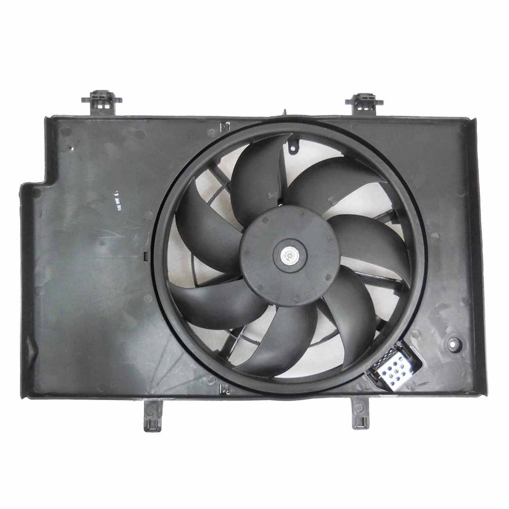 Radiator And Condenser Fan Assembly With One Big Fan 2014-2017 Ford Fiesta