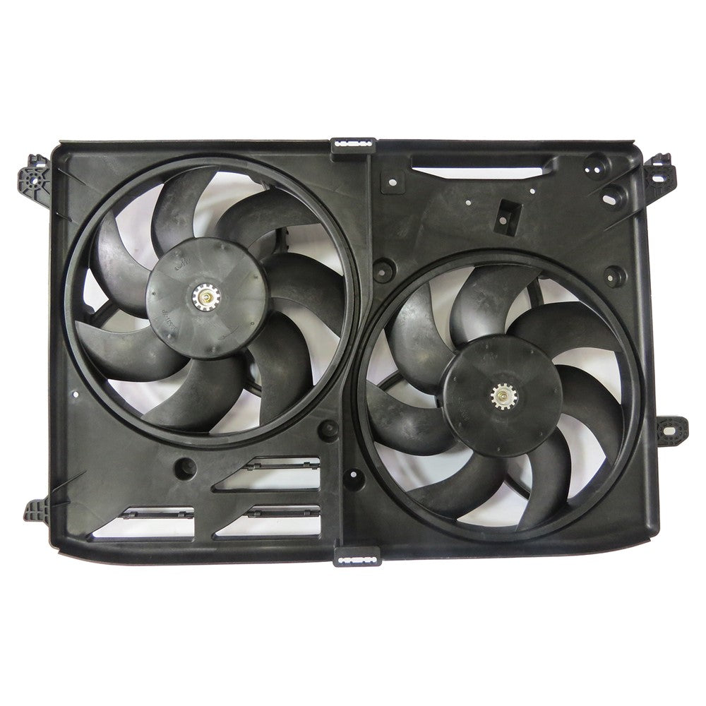 Radiator And Condenser Fan Assembly With Two Fans Side By Side 2016-2020 Lincoln Mkz & Ford Fusion