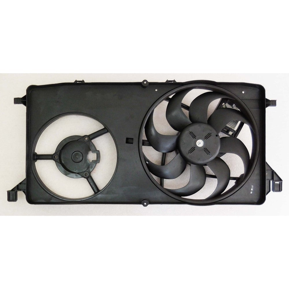 Radiator And Condenser Fan Assembly With One Big Fan 2020-2022 Ford Explorer