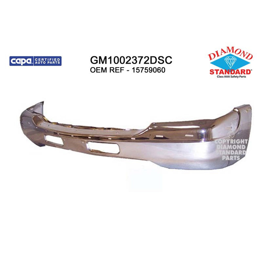 Front Bumper Face Bar 1999-2006 Gmc Sierra 1500, Sierra 2500, Sierra 1500 Hd, Sierra 2500 Hd, Sierra 3500, Yukon