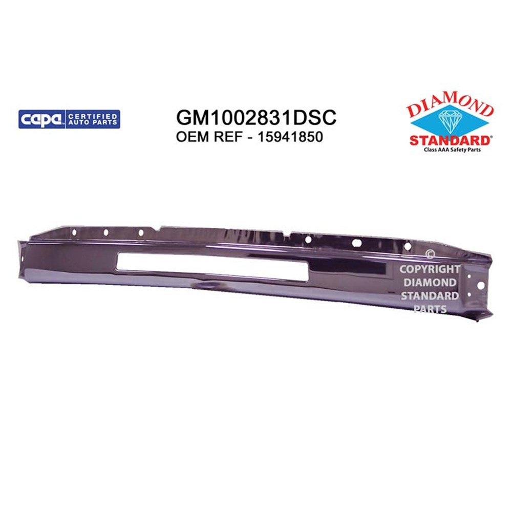 Front Bumper Face Bar 2007-2013 Chevrolet Silverado 1500, Silverado 2500 Hd, Silverado 1500 Classic, Silverado 1500 Hd Classic