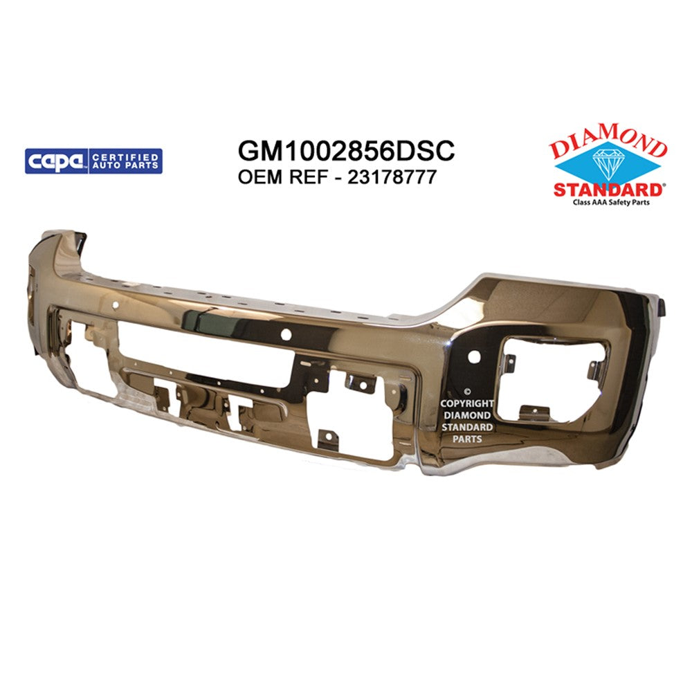 Front Bumper Face Bar 2015-2019 Gmc Sierra 2500 Hd, Sierra 3500 Hd