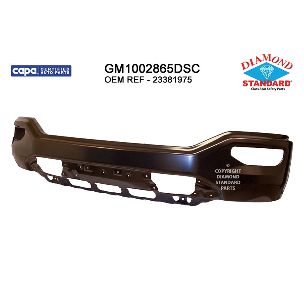 Front Bumper Face Bar 2016-2019 Gmc Sierra 1500, Sierra 1500 Limited