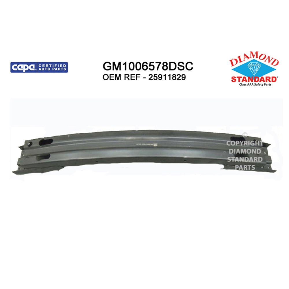 Front Bumper Impact Bar 2005-2010 Chevrolet Cobalt & Pontiac Pursuit, G5