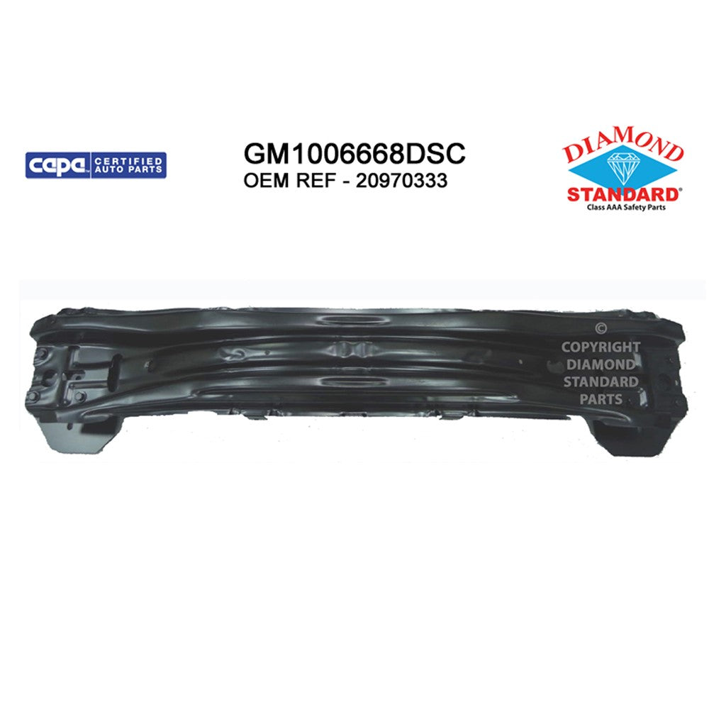 Front Bumper Impact Bar 2010-2013 Chevrolet Equinox & Gmc Terrain