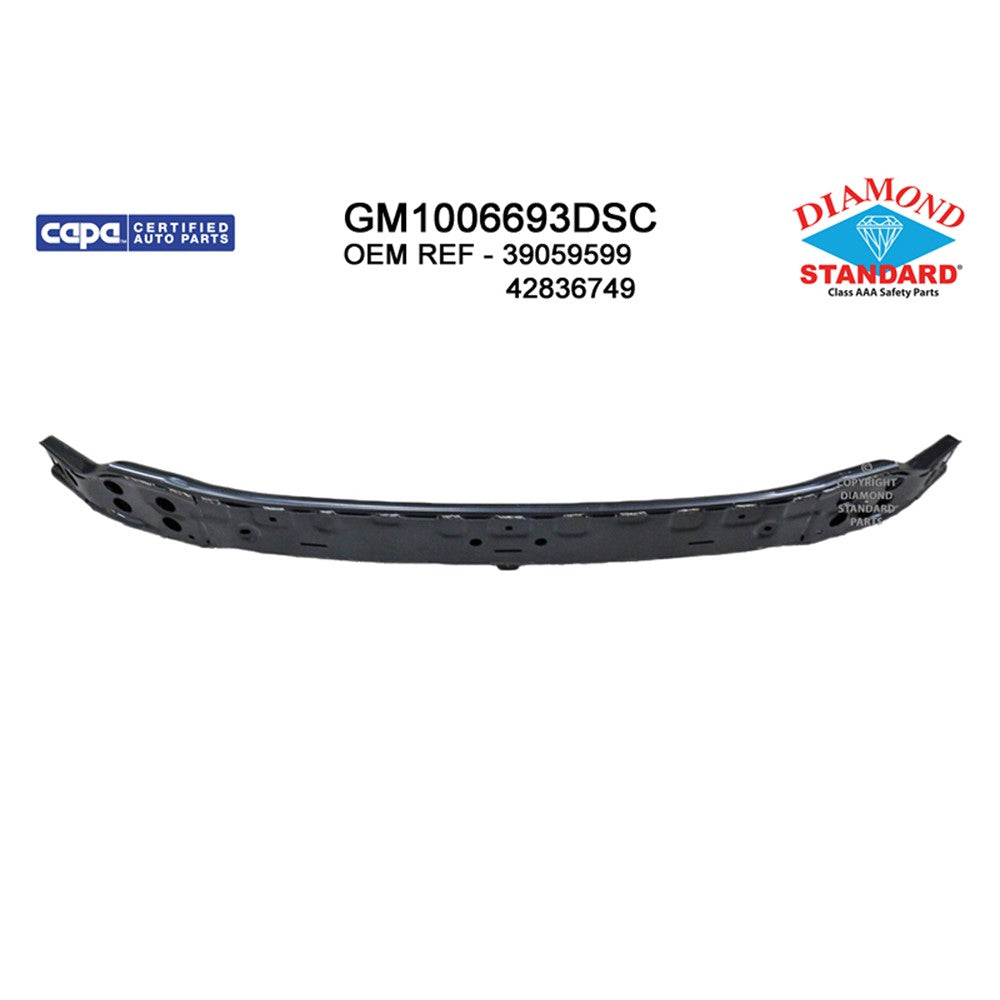 Front Bumper Impact Bar 2016-2019 Chevrolet Cruze