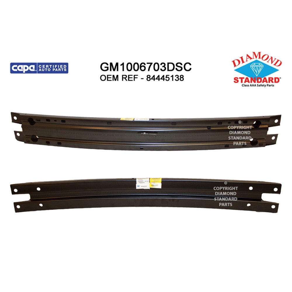 Front Bumper Impact Bar 2018-2021 Buick Enclave & Chevrolet Traverse