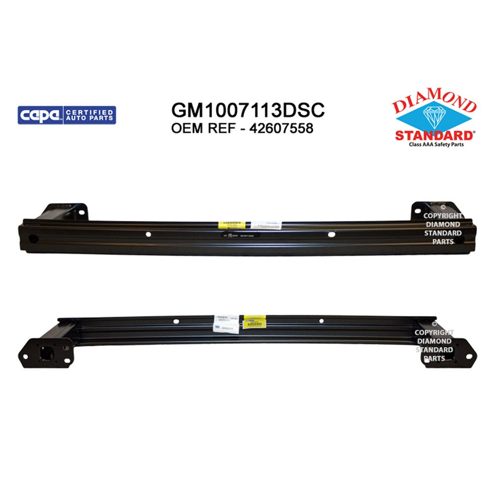 Front Lower Bumper Impact Bar 2013-2022 Buick Encore & Chevrolet Trax