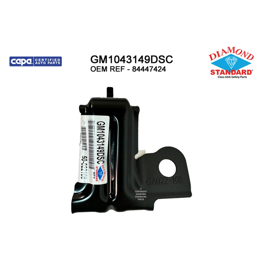 Front Right Front Passenger Side Inner Bumper Support 2019-2025 Chevrolet Silverado 1500, Silverado 1500 Ld, Silverado 1500 Ltd & Gmc Sierra 1500