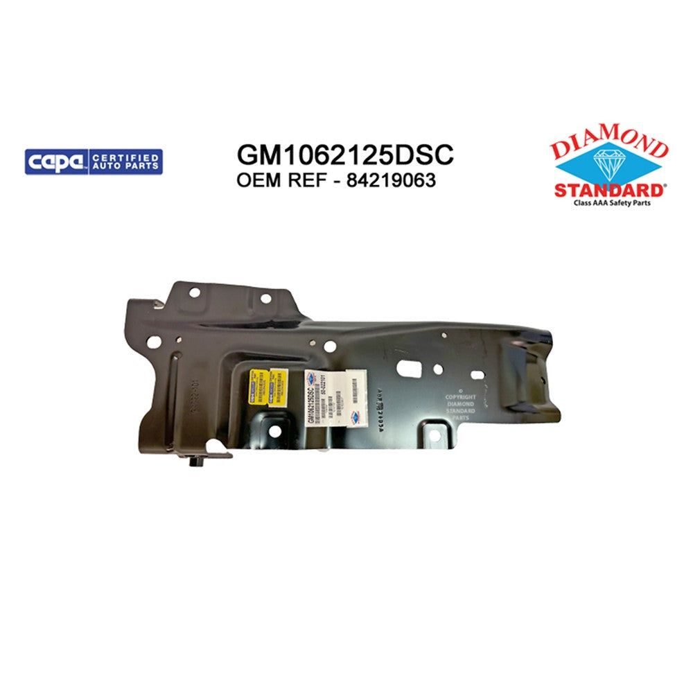 Front Left Front Driver Side Inner Bumper Support 2019-2022 Chevrolet Silverado 1500, Silverado 1500 Ld, Pickup_chevy_silvrdo_1500_lmtd