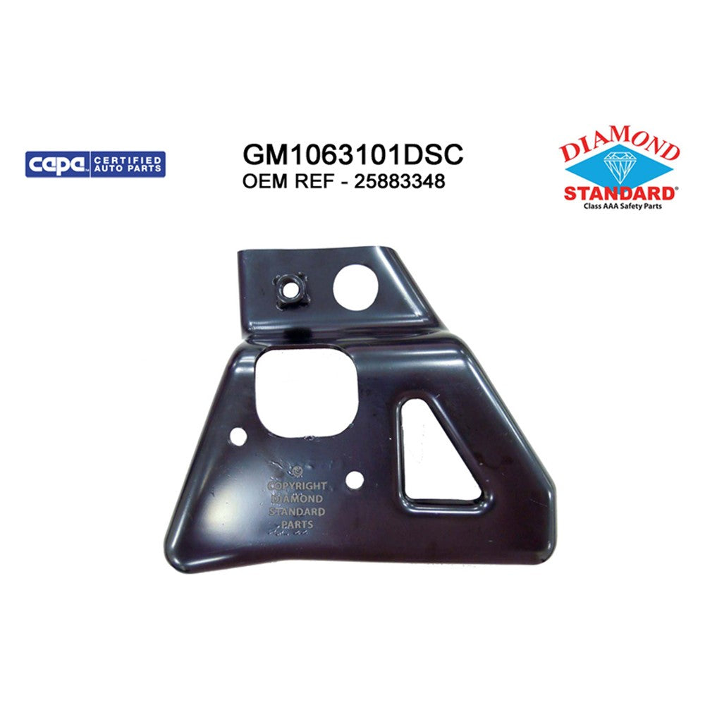 Front Right Front Passenger Side Outer Bumper Extension 2011-2014 Chevrolet Silverado 3500 Hd