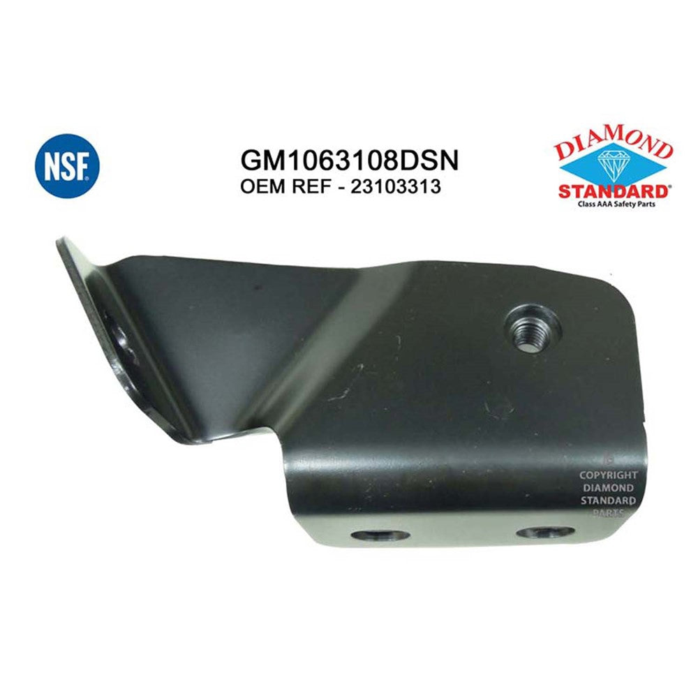 Front Right Front Passenger Side Outer Bumper Mounting Bracket 2014-2015 Chevrolet Silverado 1500