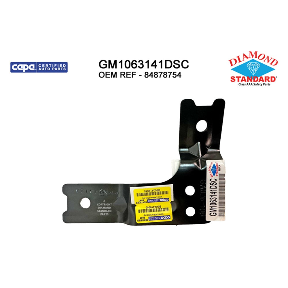 Front Right Front Passenger Side Lower Bumper Cover Bracket 2022-2025 Gmc Sierra 1500, Sierra 1500 Limited