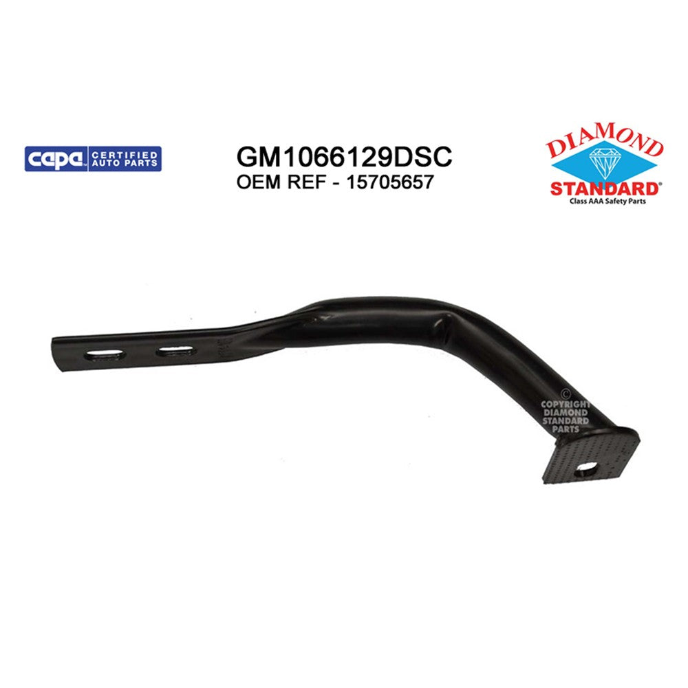Front Left Front Driver Side Outer Bumper Face Bar Brace 1999-2007 Chevrolet Silverado 1500, Silverado 2500 & Gmc Sierra 1500 & Cadillac Escalade