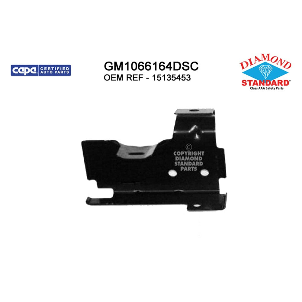 Front Left Front Driver Side Inner Bumper Face Bar Brace 2003-2007 Gmc Sierra 1500, Sierra 2500, Sierra 1500 Hd, Sierra 2500 Hd, Sierra 3500