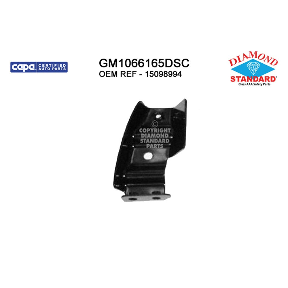Front Left Front Driver Side Outer Bumper Bracket 2003-2007 Gmc Sierra 1500, Sierra 2500, Sierra 1500 Hd, Sierra 2500 Hd, Sierra 3500