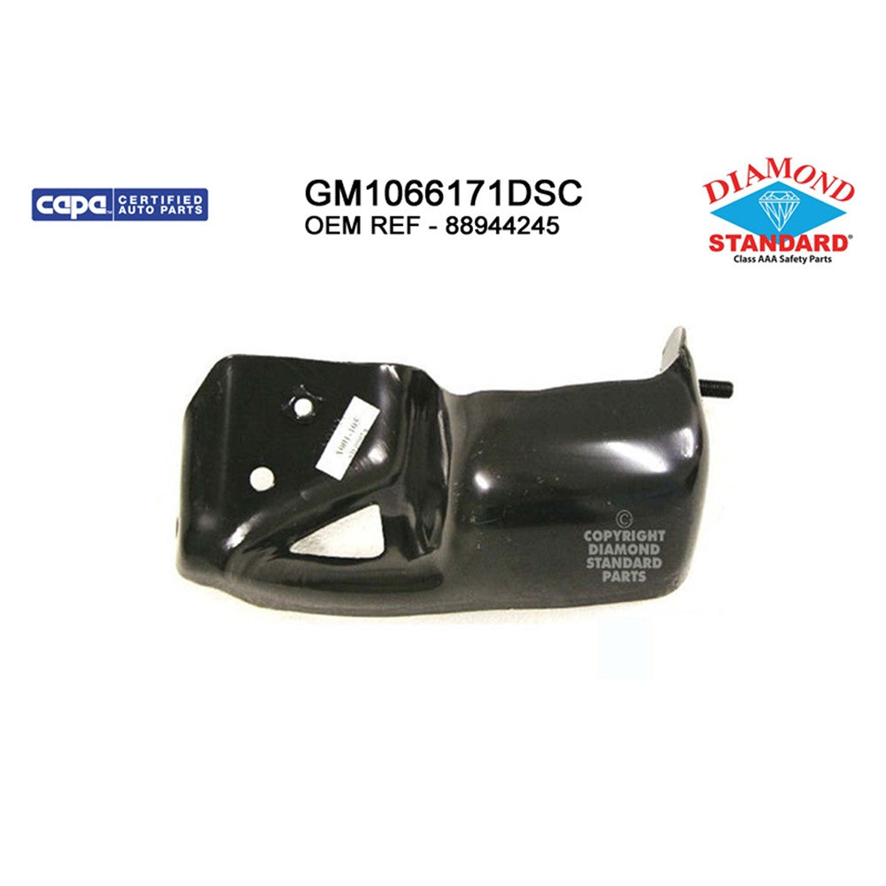 Front Left Front Driver Side Outer Bumper Bracket 1999-2006 Chevrolet Silverado 1500, Silverado 2500, Silverado 1500 Hd, Silverado 2500 Hd