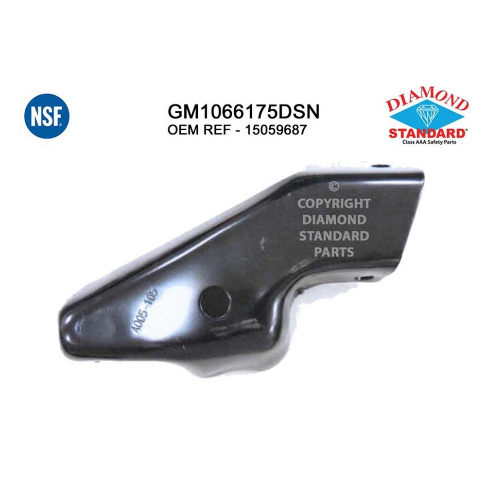 Front Left Driver Side Front Outer Bumper Face Bar Brace 2003-2007 Chevrolet Avalanche, Silverado 1500, Silverado 2500, Silverado 1500 Hd