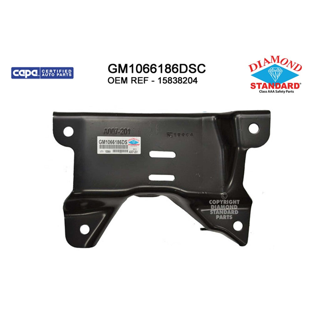 Front Left Front Driver Side Outer Bumper Bracket 2007-2010 Chevrolet Silverado 1500, Silverado 2500 Hd, Silverado 1500 Classic