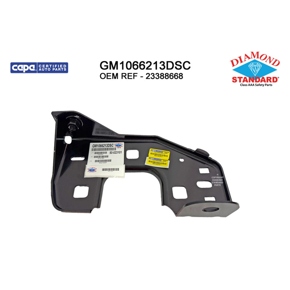 Front Left Front Driver Side Inner Bumper Mounting Bracket 2019-2025 Chevrolet Silverado 1500, Silverado 1500 Ld, Silverado 1500 Ltd & Gmc Sierra 1500