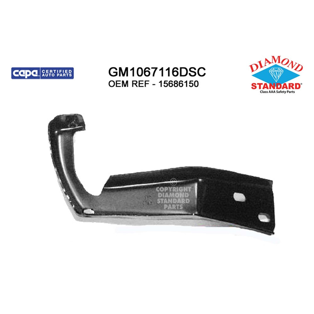Front Right Front Passenger Side Outer Bumper Face Bar Brace 1994-2000 Chevrolet Blazer, C1500, C1500 Suburban, C2500 & Gmc Pickup_gmc_fullsize_c/K