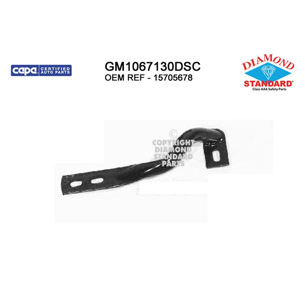 Front Right Front Passenger Side Outer Bumper Brace 1999-2006 Chevrolet Silverado 1500, Silverado 2500, Silverado 1500 Hd & Gmc Sierra 1500