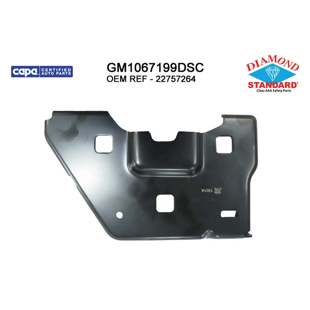 Front Right Front Passenger Side Inner Bumper Mounting Bracket 2014-2019 Chevrolet Silverado 1500, Silverado 1500 Ld & Gmc Sierra 1500