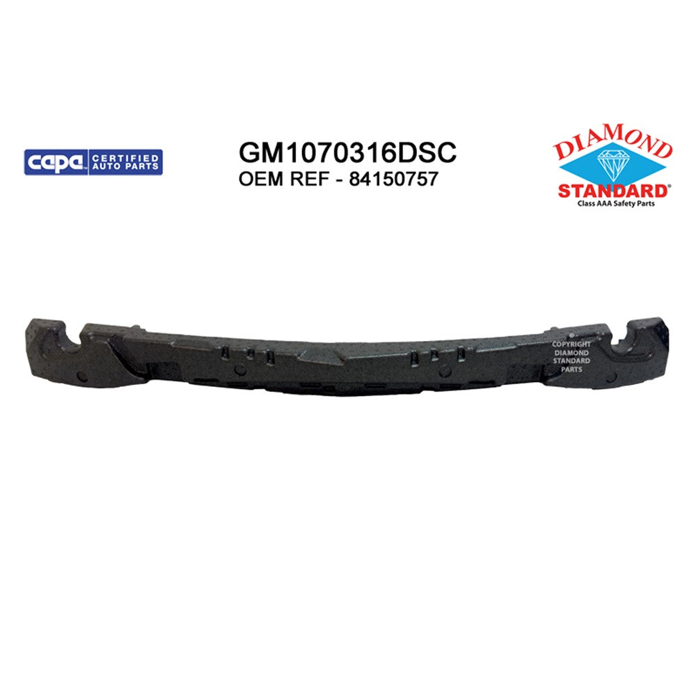 Front Bumper Impact Absorber 2018-2021 Chevrolet Equinox
