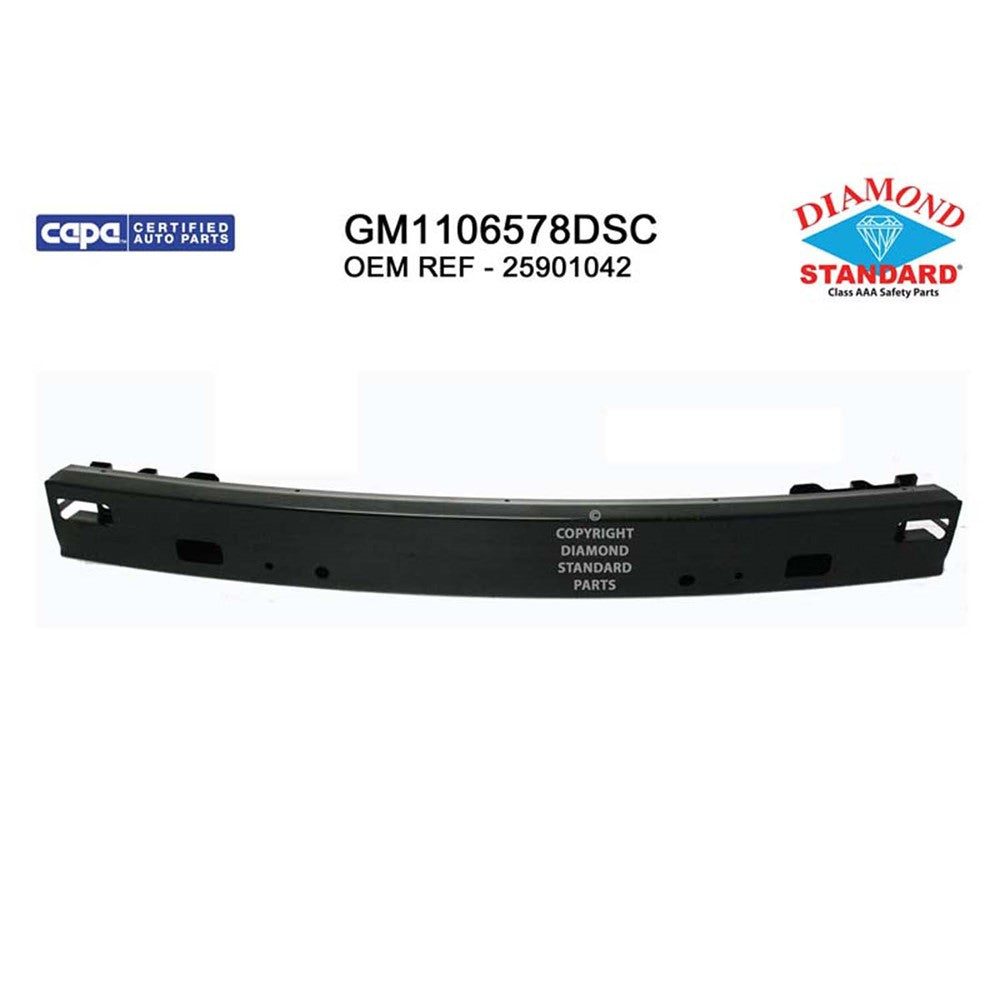 Rear Bumper Impact Bar 2004-2010 Chevrolet Malibu & Pontiac G6