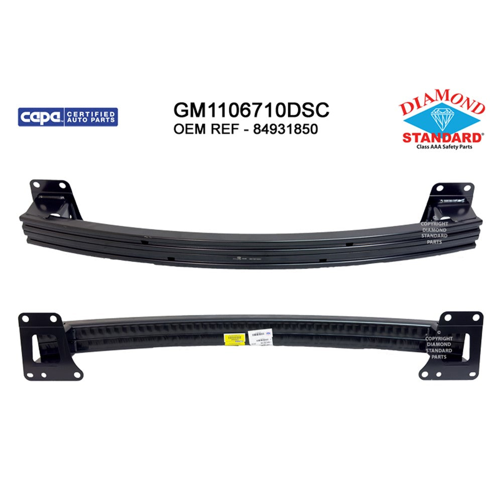 Rear Bumper Impact Bar 2017-2025 Cadillac Xt5 & Gmc Acadia & Chevrolet Blazer